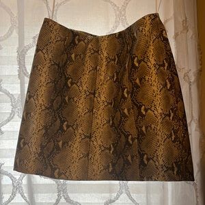 Wild Honey faux leather mini skirt.  Size small